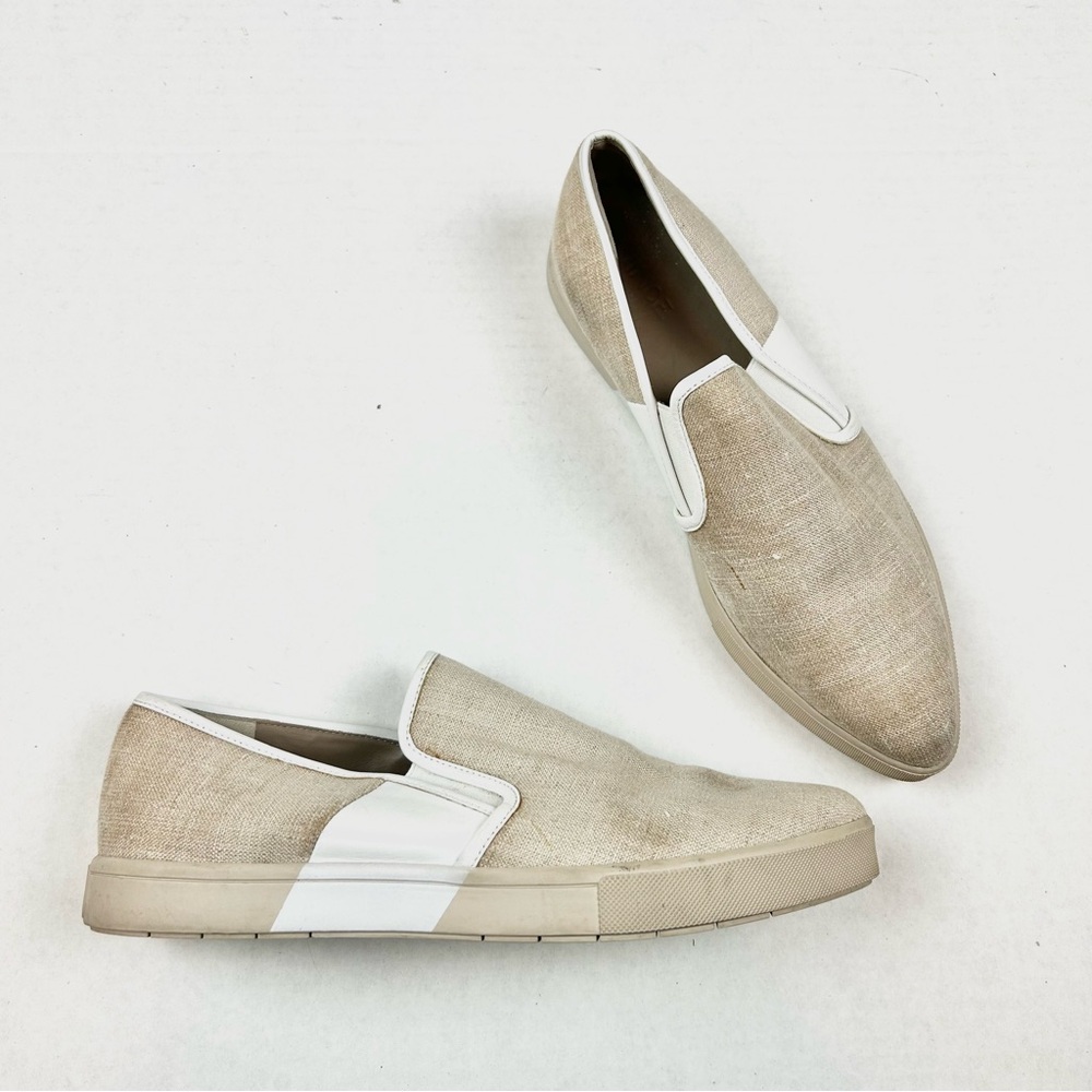 Vince Phalen Pointed Toe Slip-On Pumice/Alabaster Sneakers